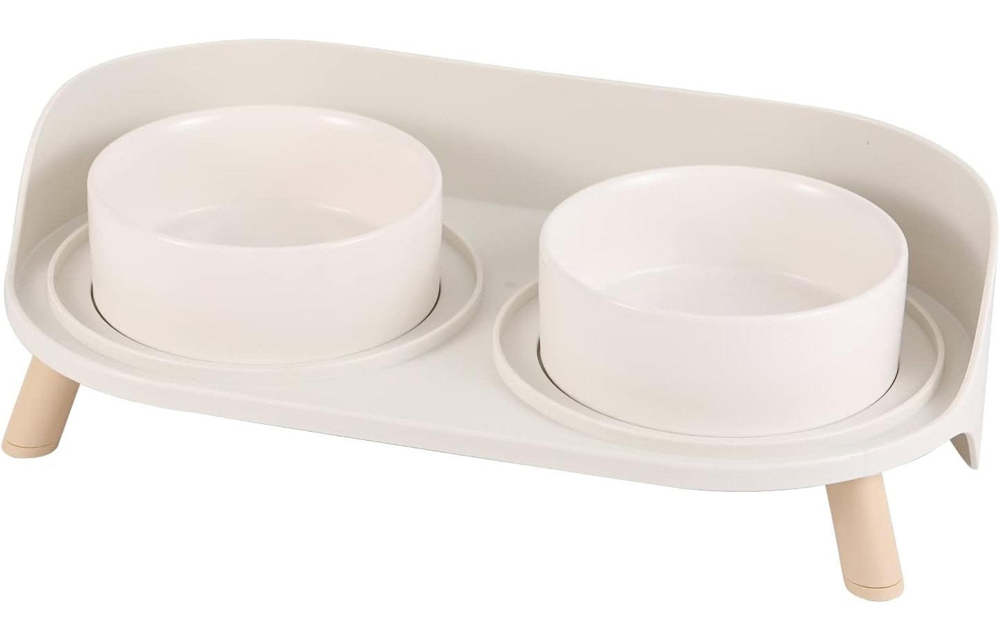 Cat Food Water Bowl Set 