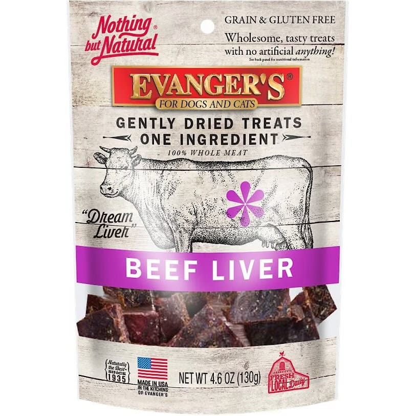 Evanger’s Nothing but Natural Beef Liver Treats
