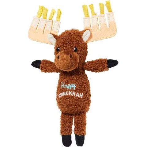 Frisco Hanukkah “Happy Pawnukkah” Moose Plush Kicker Cat Toy