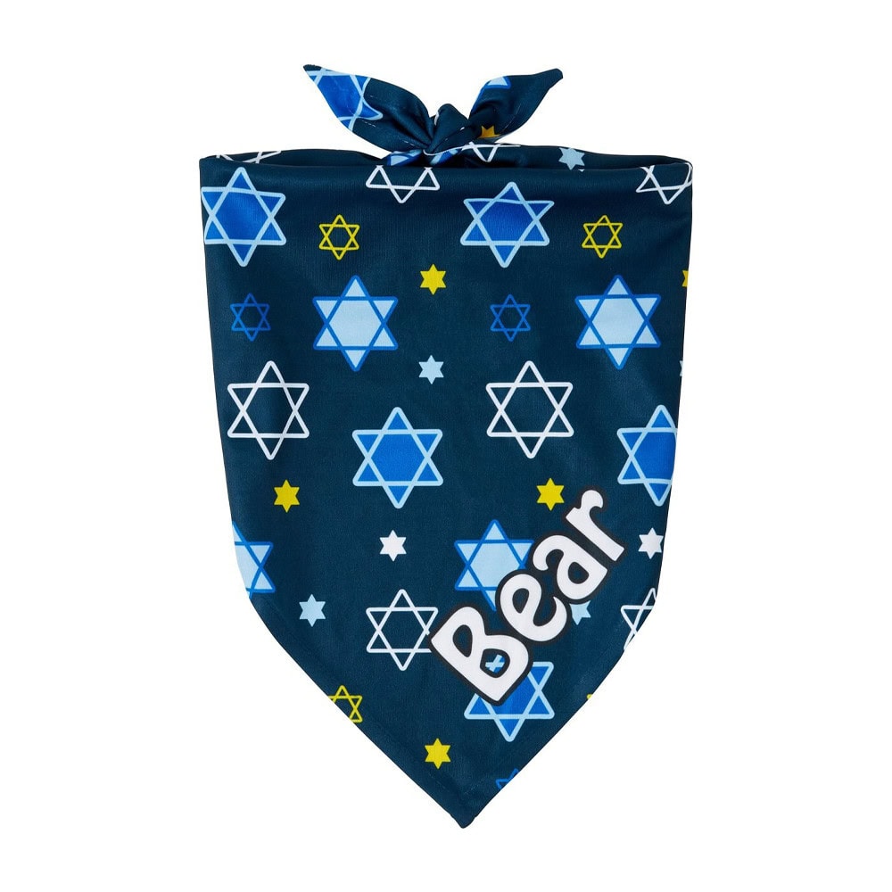 Frisco Hanukkah Personalized Dog Bandana