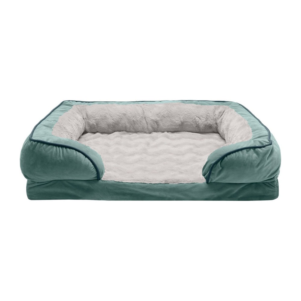 FurHaven Velvet Waves Orthopedic Sofa