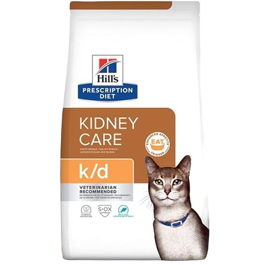 K_D Kidney Care Dry Cat Food 1.5kg Tuna Flavour 