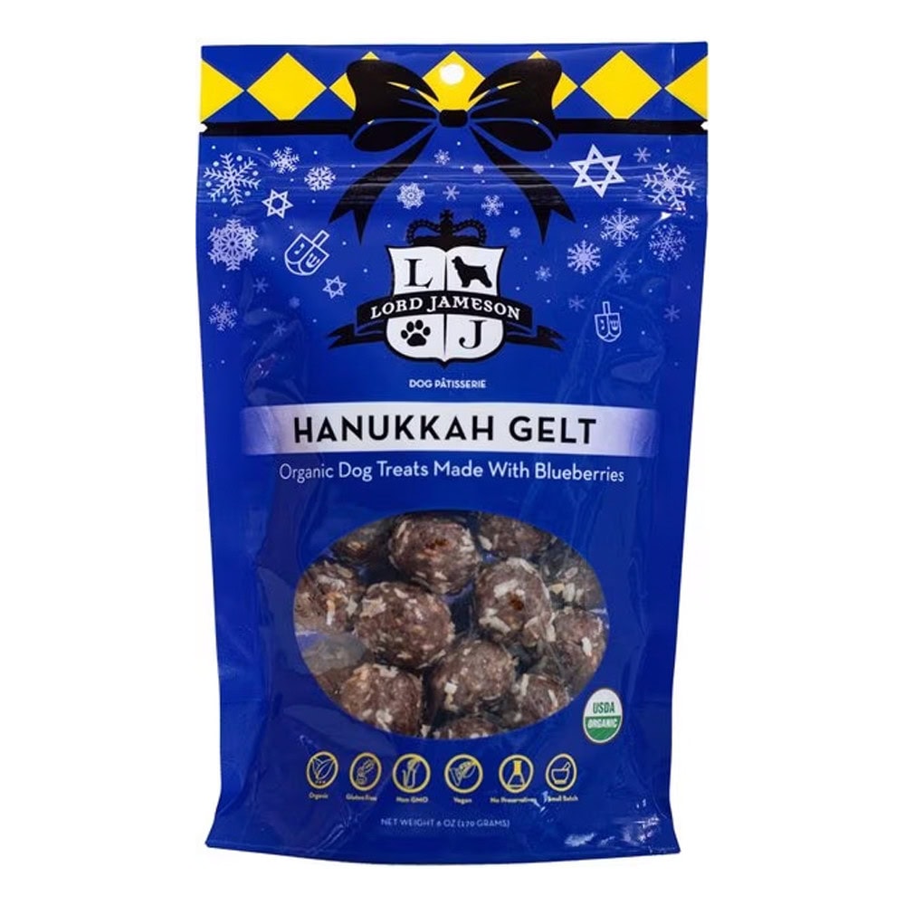Lord Jameson Hanukkah Gelt Vegan Dog Treats