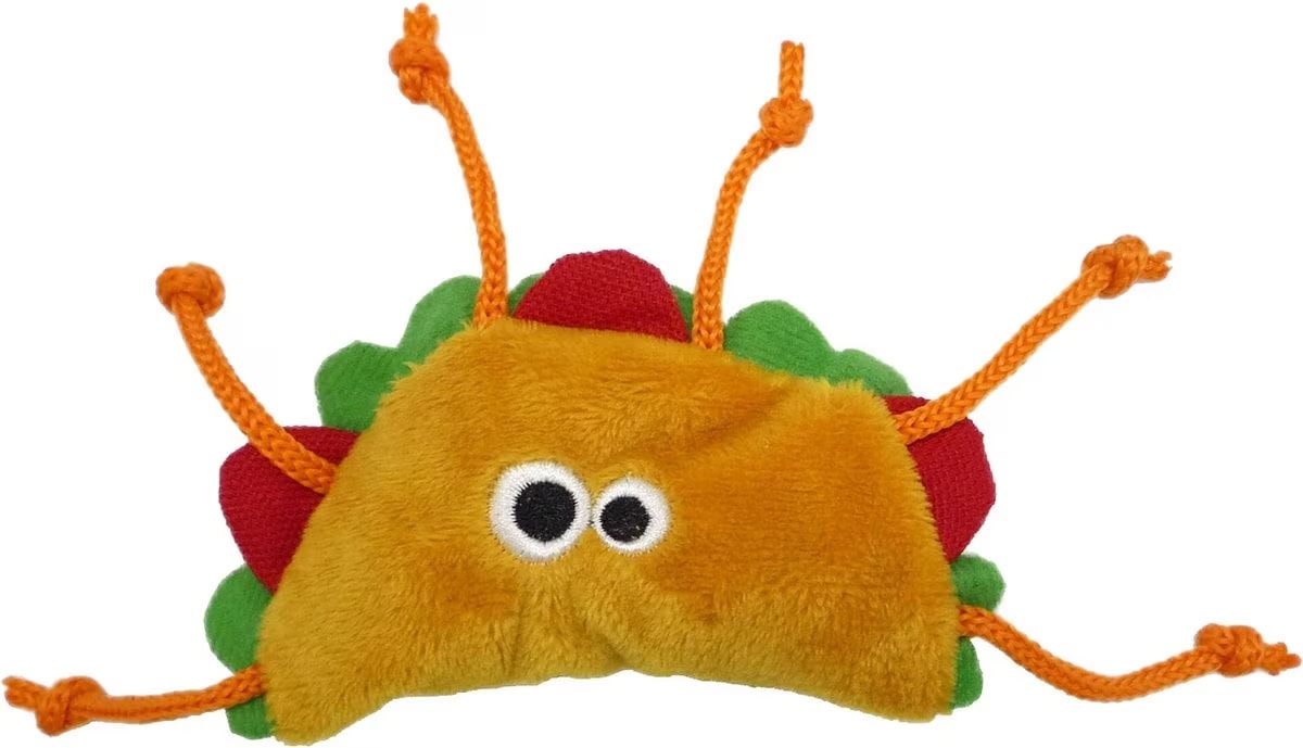 Mad Cat Tabby Taco Catnip & Silvervine Cat Toy 