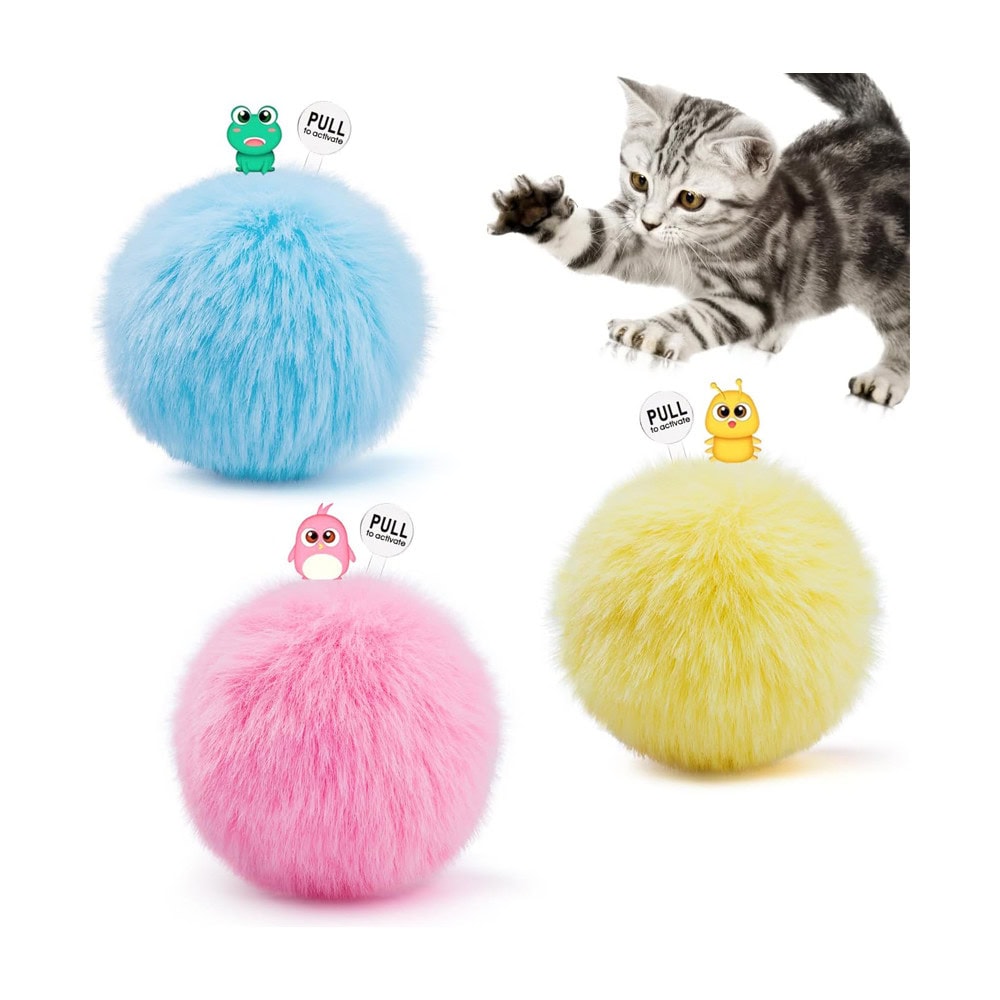 Potaroma Chirping Cat Toys Balls