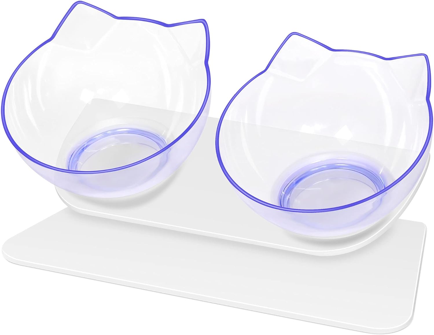 UPSKY Cat Bowls Elevated Cat Food Water Bowls Set