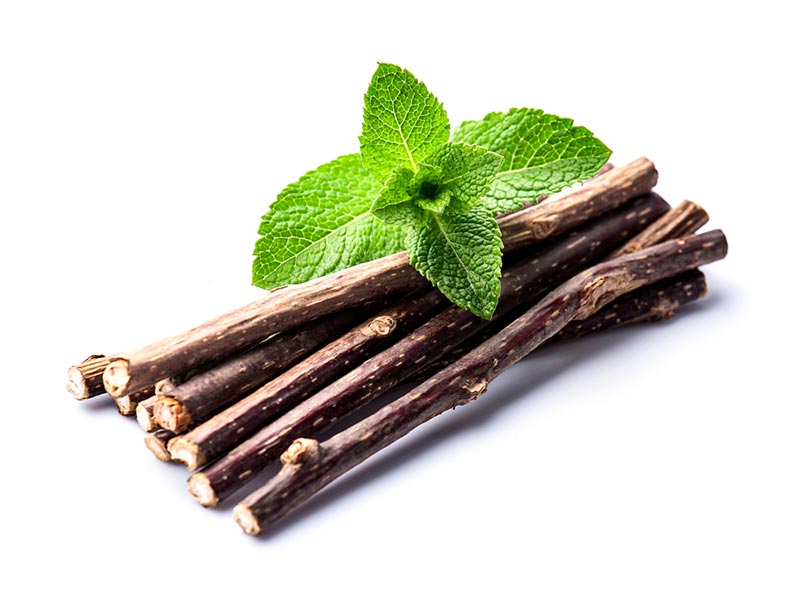 catnip sticks on white background