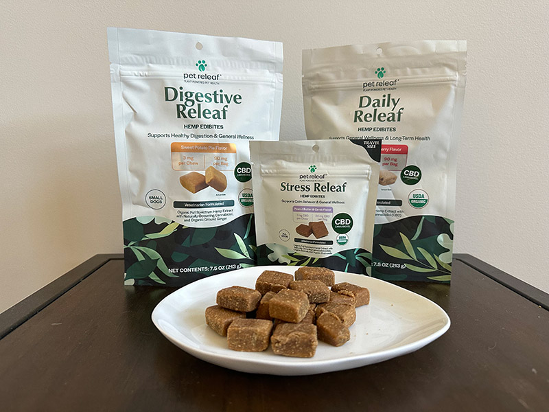 pet releaf hemp edibites