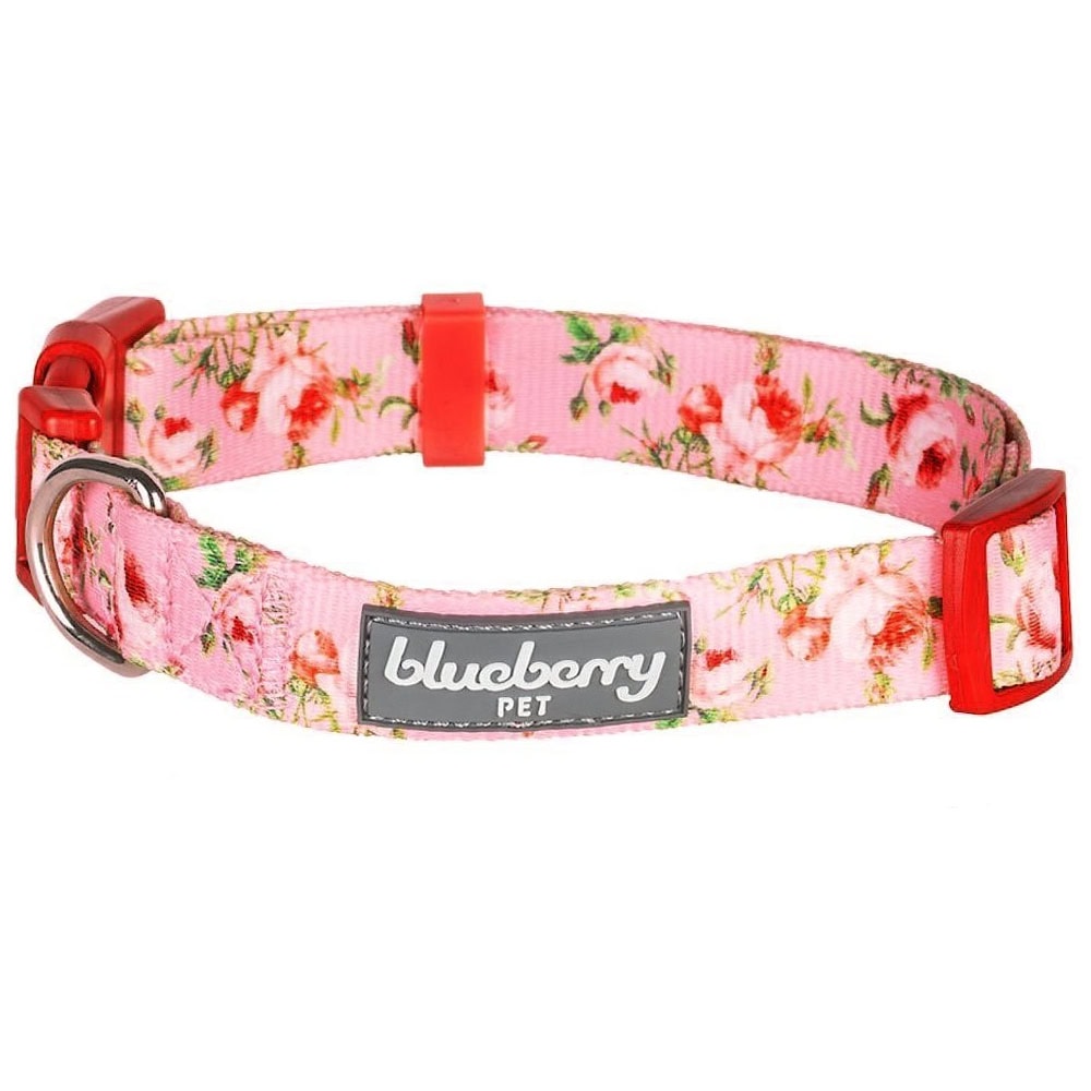 Blueberry Pet Floral Collar