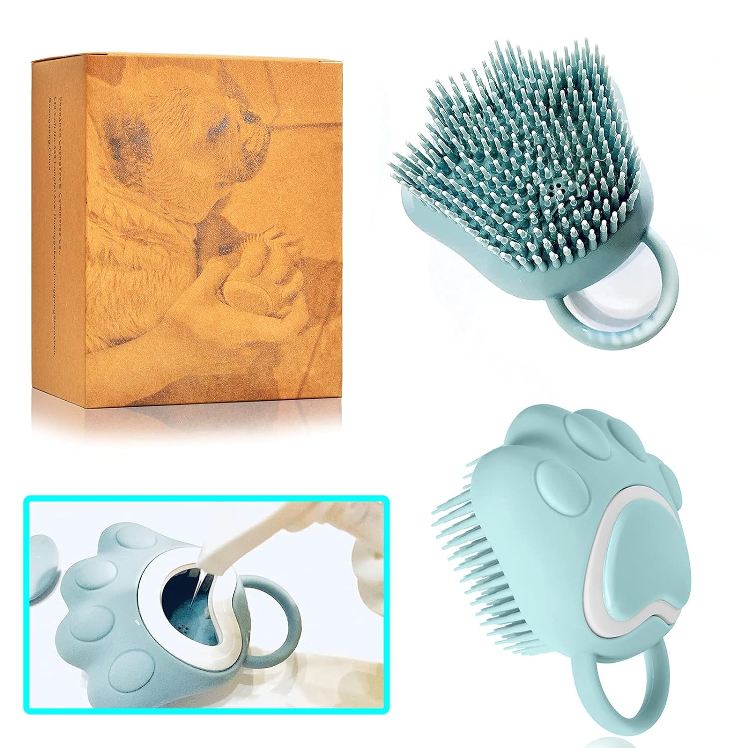 Ctpeng Bath & Pet Shampoo Brush