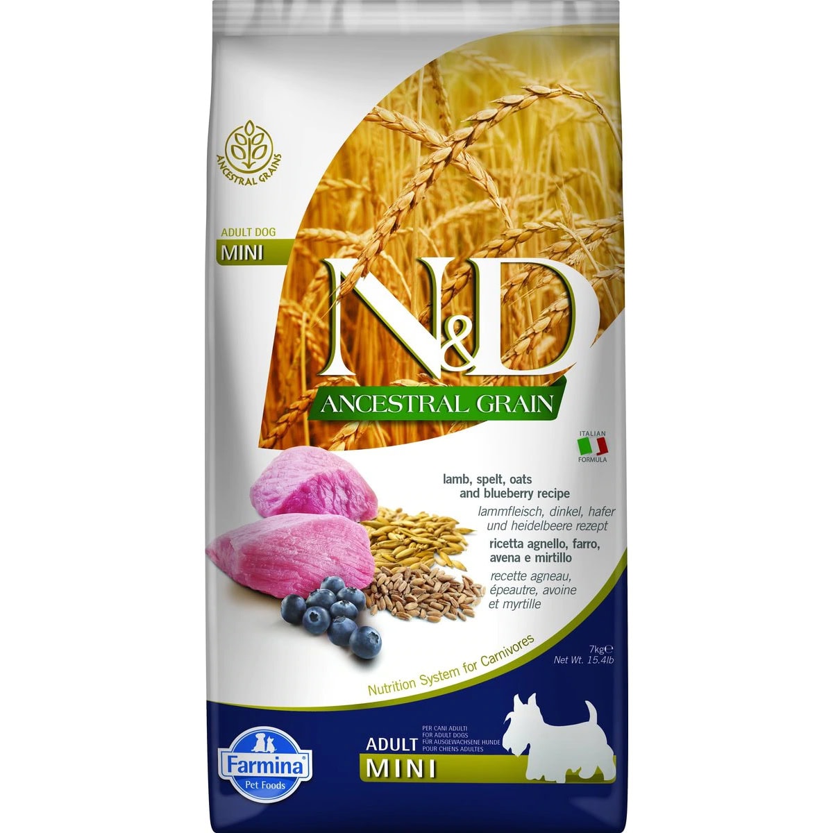 Farmina N&D Ancestral Grain Lamb & Blueberry