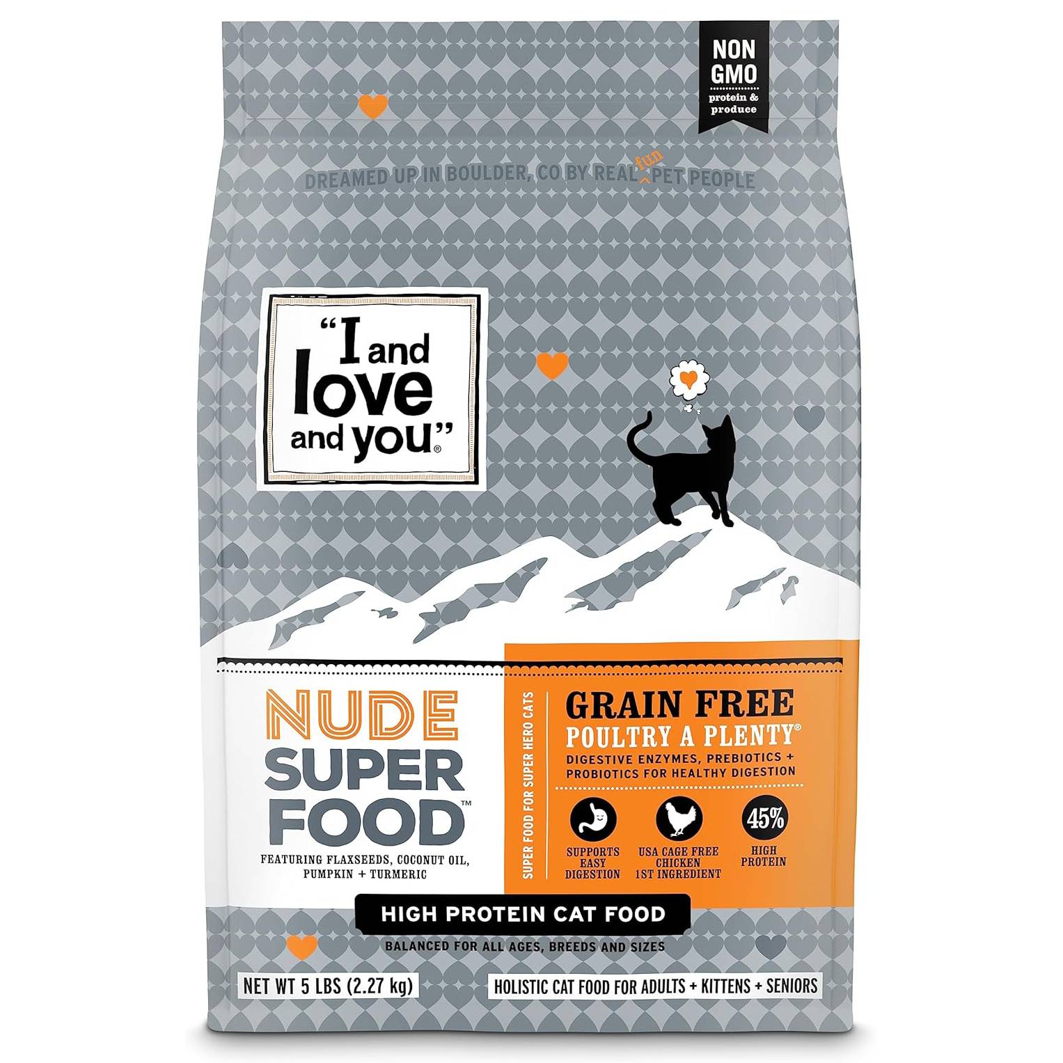 "I and love and you" Nude Super Food Limited Ingredient for Cats