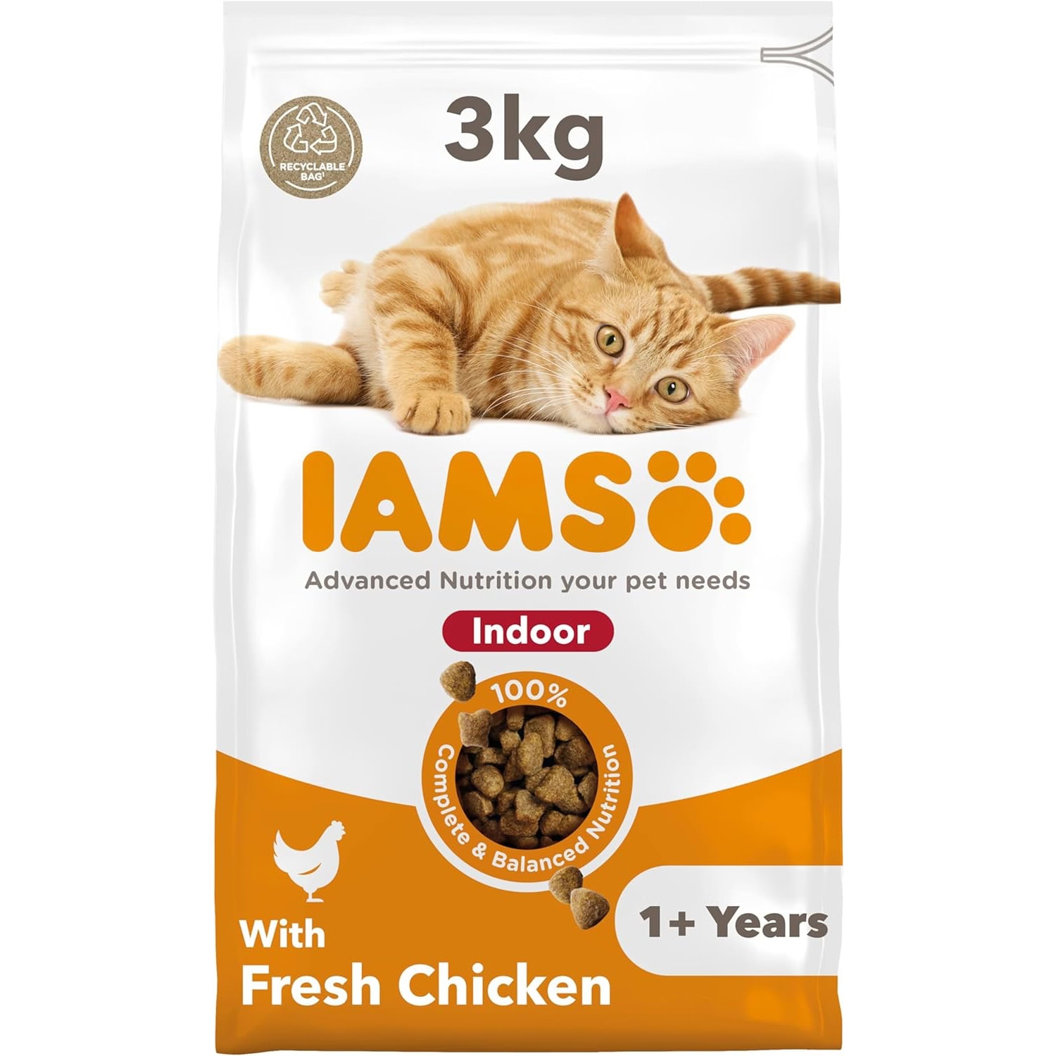 IAMS for Vitality Indoor Dry Cat Food