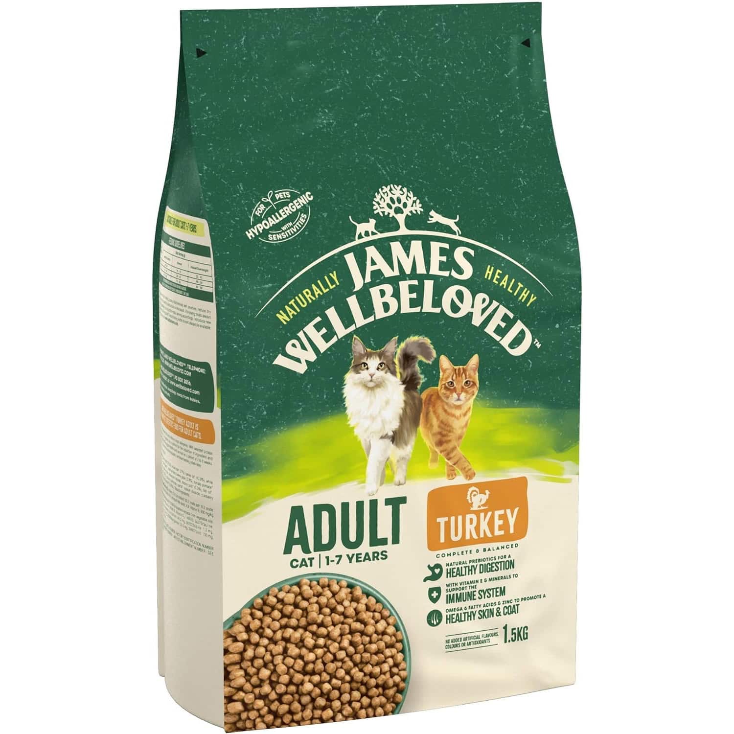 James Wellbeloved Complete Hypoallergenic Adult Dry Cat Food