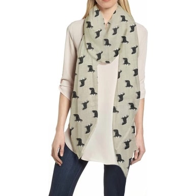 Lina & Lily Bernese Mountain Dog Print Womens Scarf Shawl Wrap