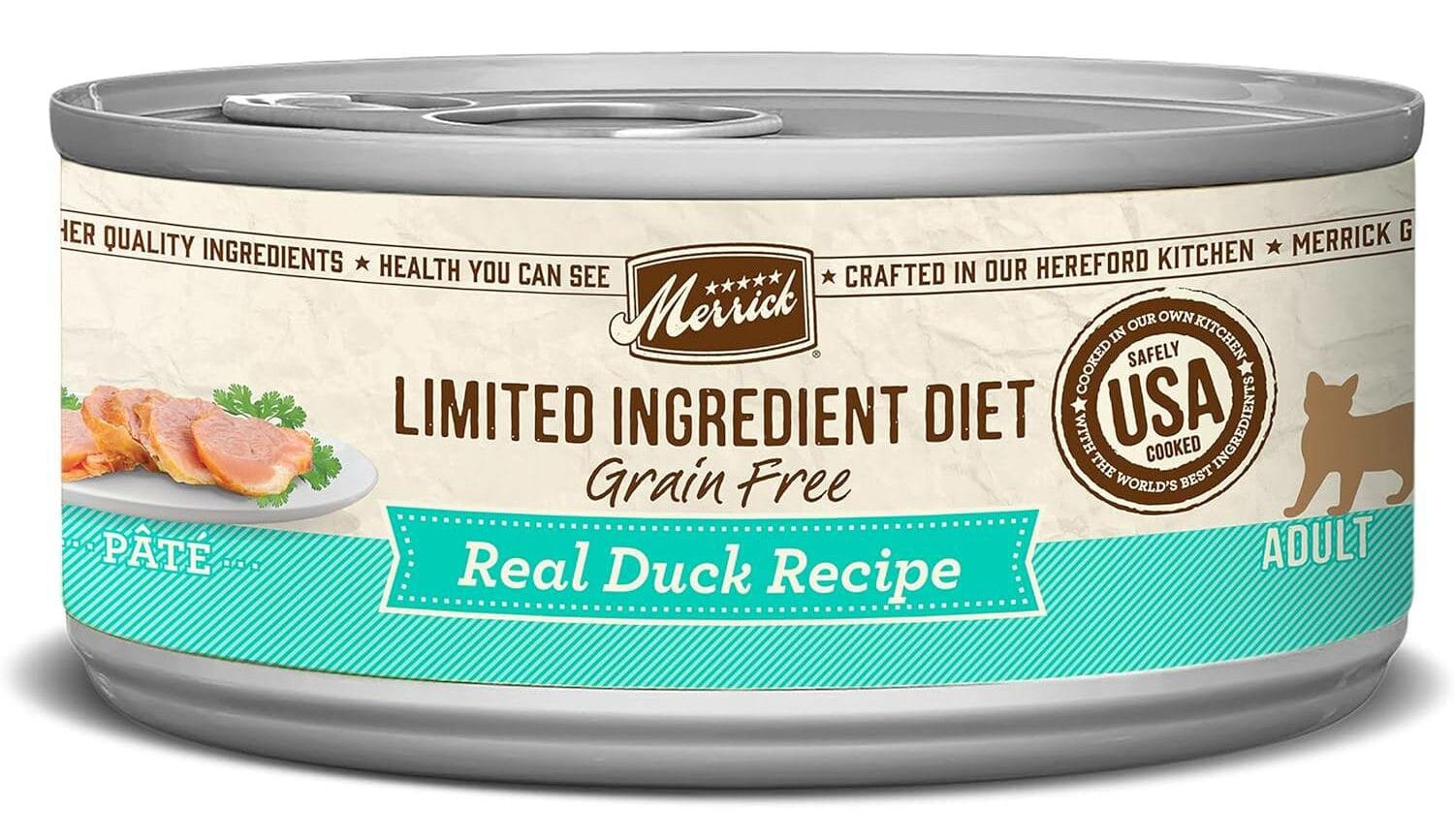 Merrick Limited Ingredient Diet Grain-Free Real Duck Cat Food