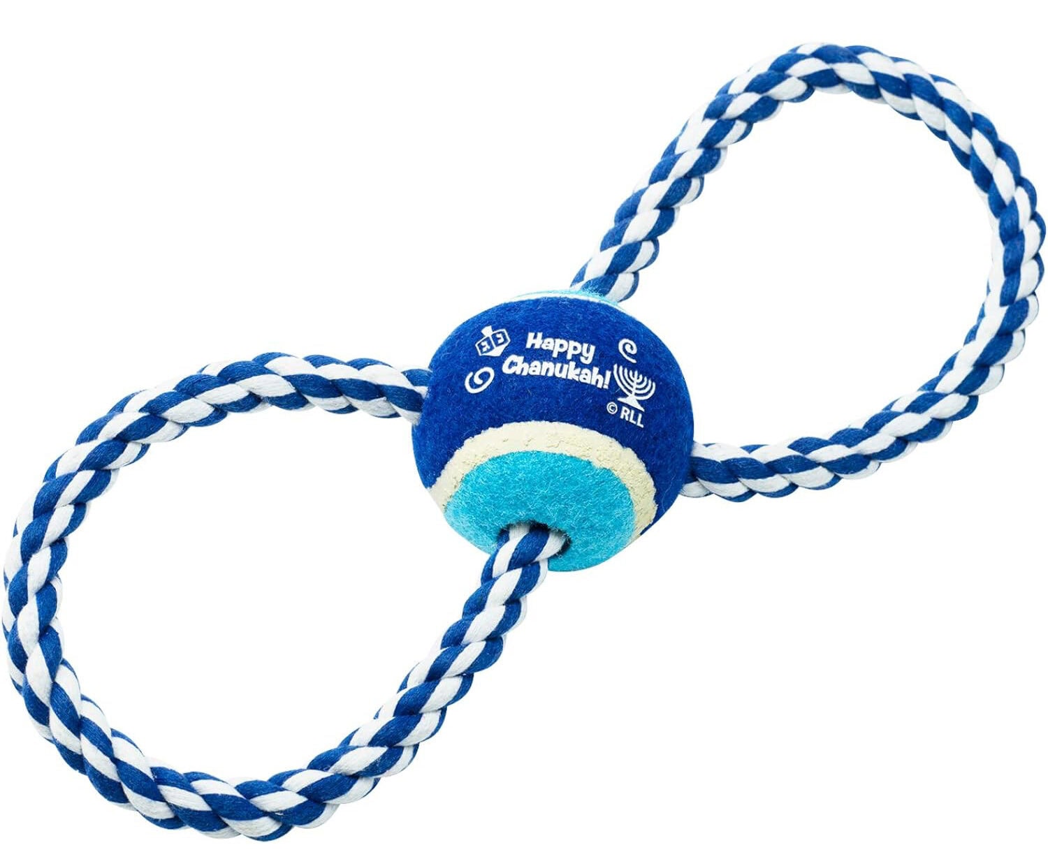 Rite Lite Chewdaica Chanukah Rope Dog Toy