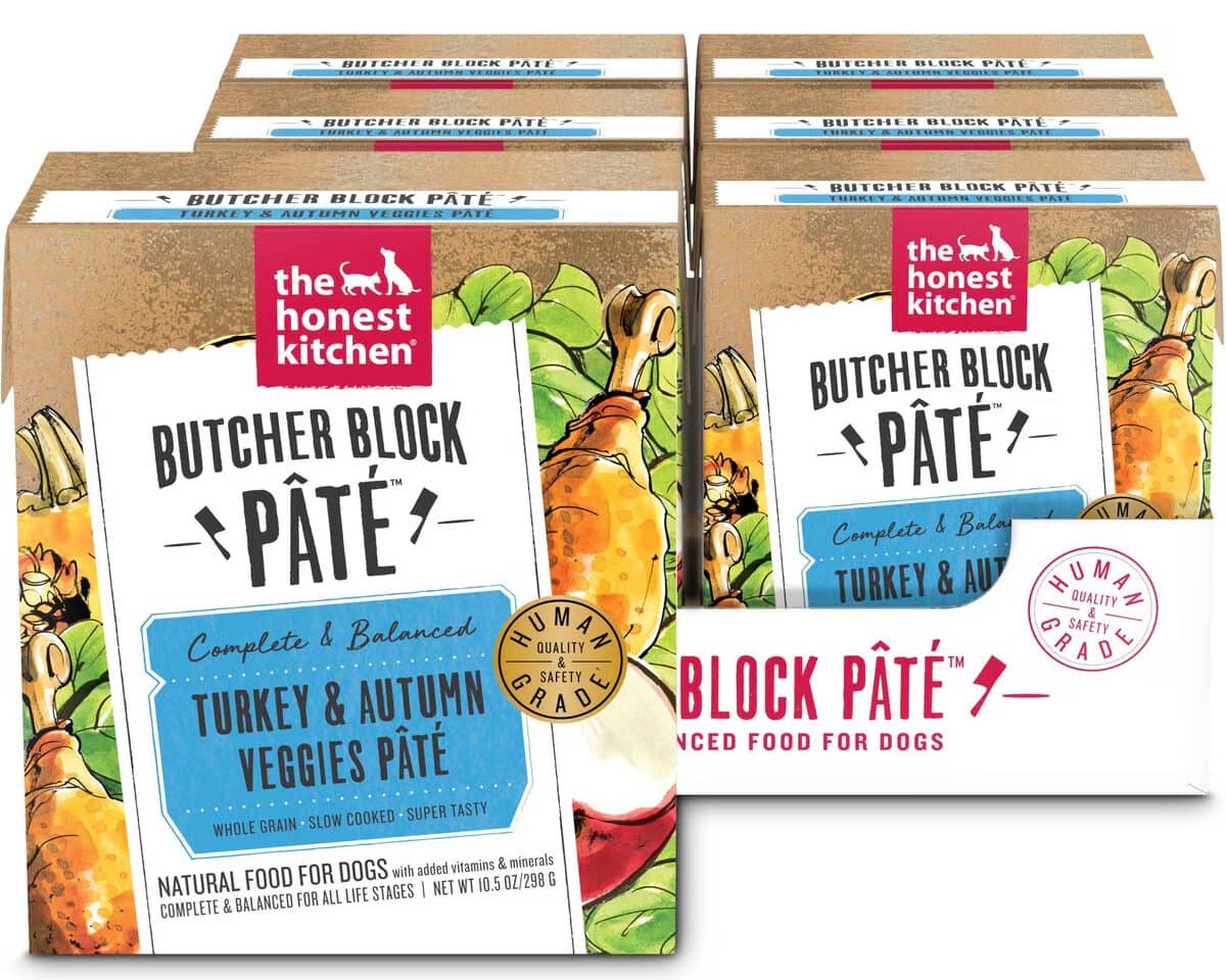 The Honest Kitchen Butcher Block Pate Turkey & Autumn Veggies Wet Dog Food