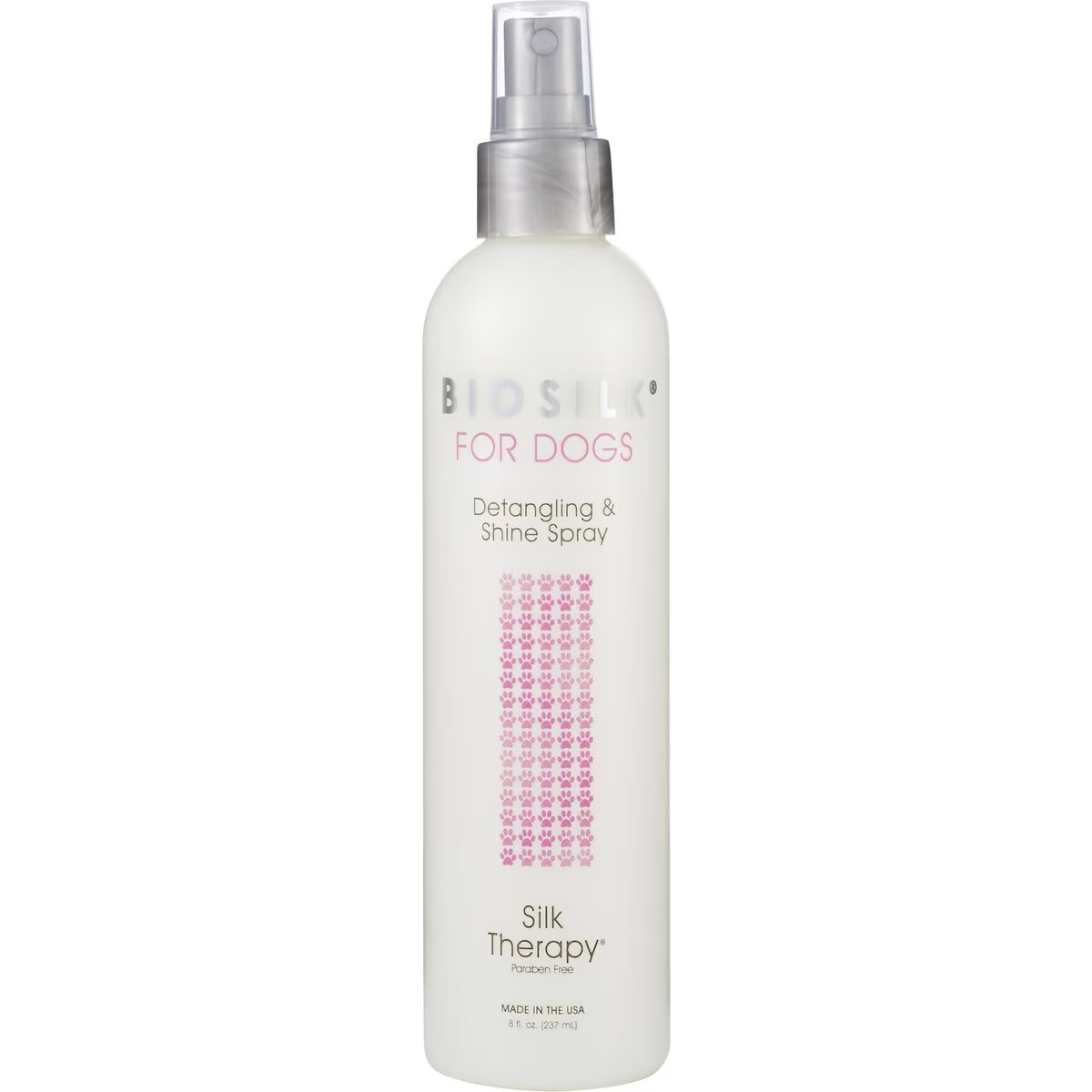 BioSilk Therapy Detangling & Shine Dog Spray New