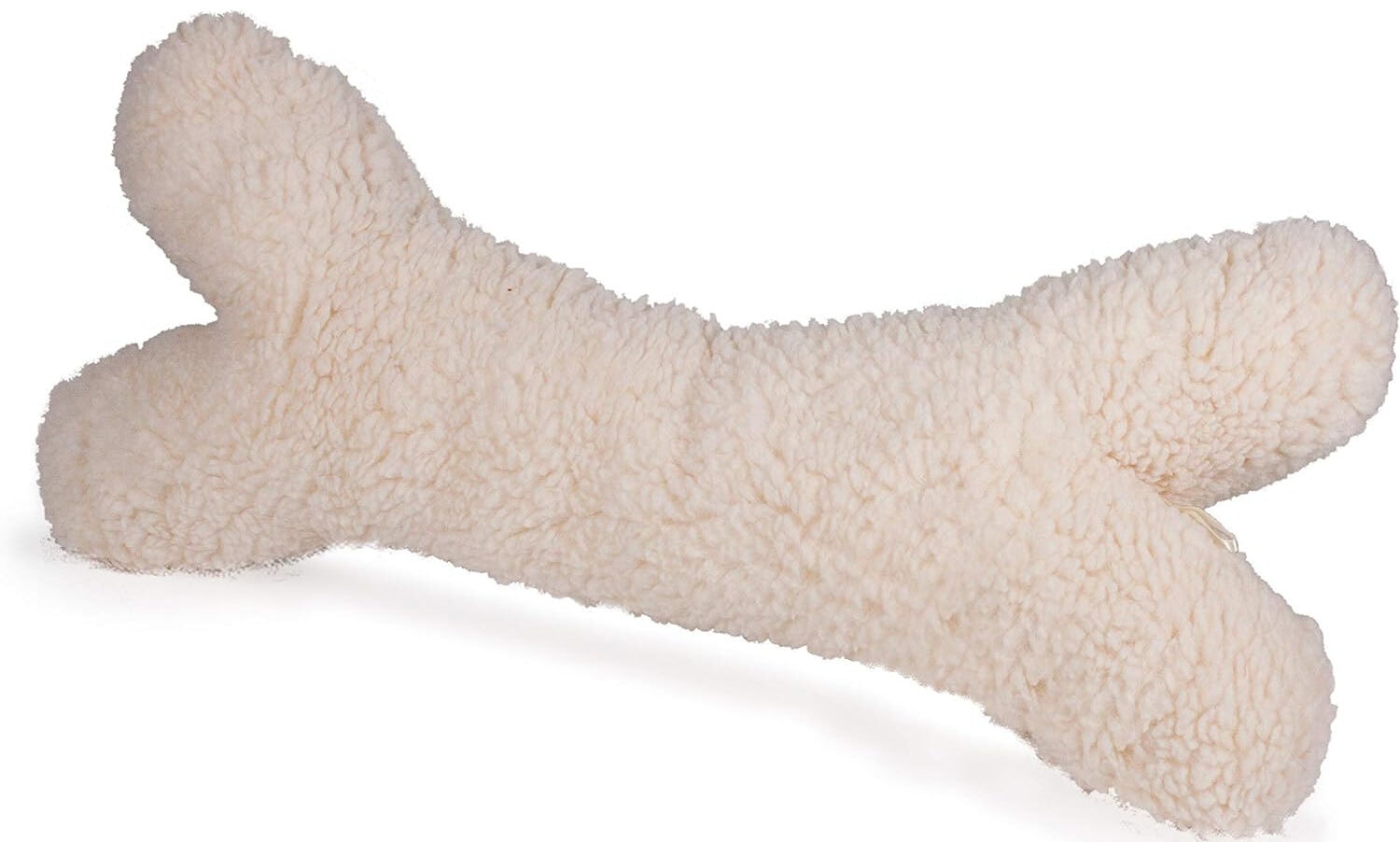 PetSafe Busy Buddy Fido's Favorites Sheepskin Bone Squeaky Plush Dog Toy