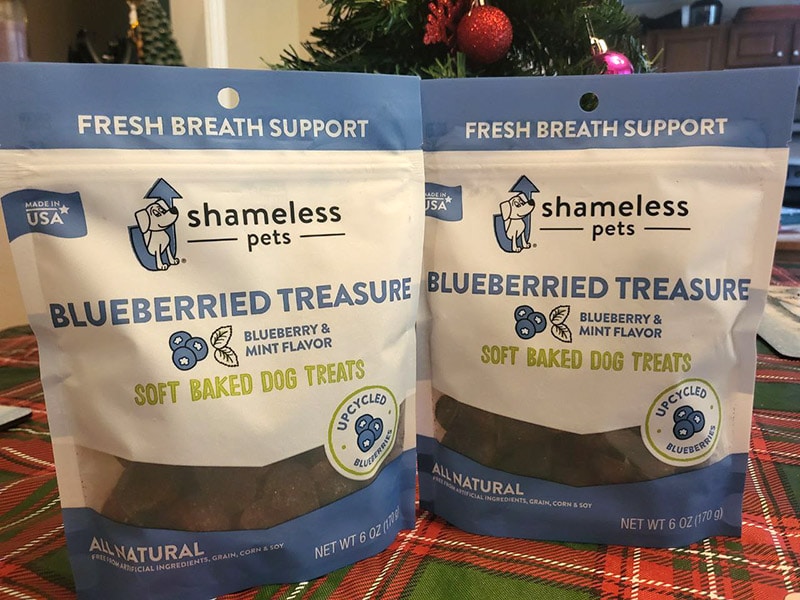 shameless pets blueberried treasure soft baked dog treats