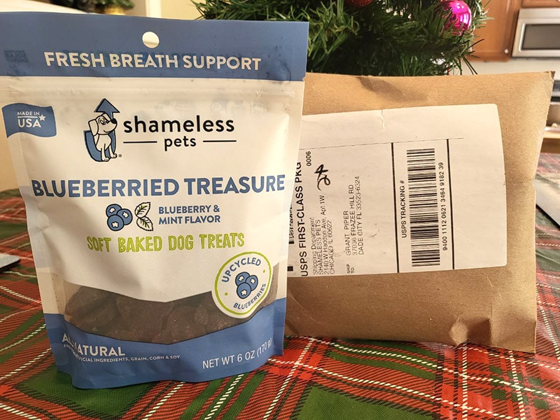 shameless pets blueberried treasure soft baked dog treats