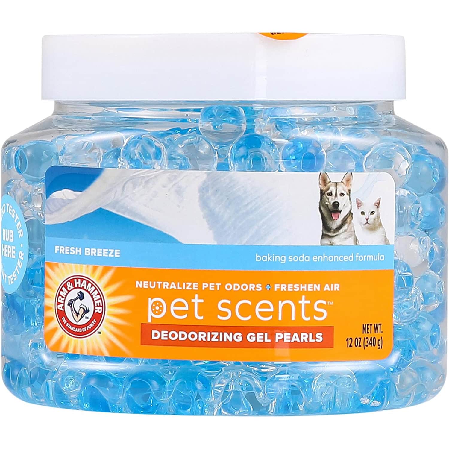 Arm & Hammer for Pets Air Care Pet Scents Deodorizing Gel Beads in Fresh Breeze 