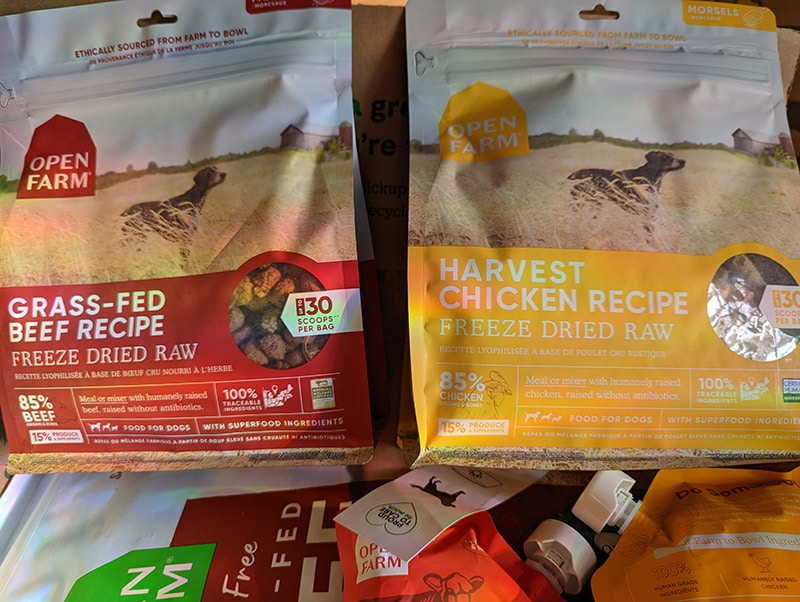 open farm freeze-dried raw dog food recipes