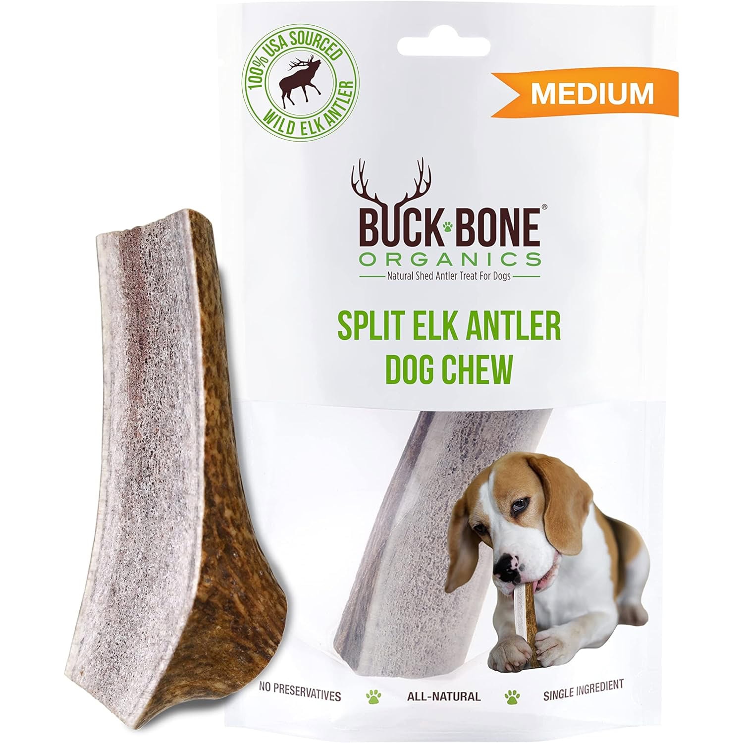 Buck Bone Organics Split Elk Antler