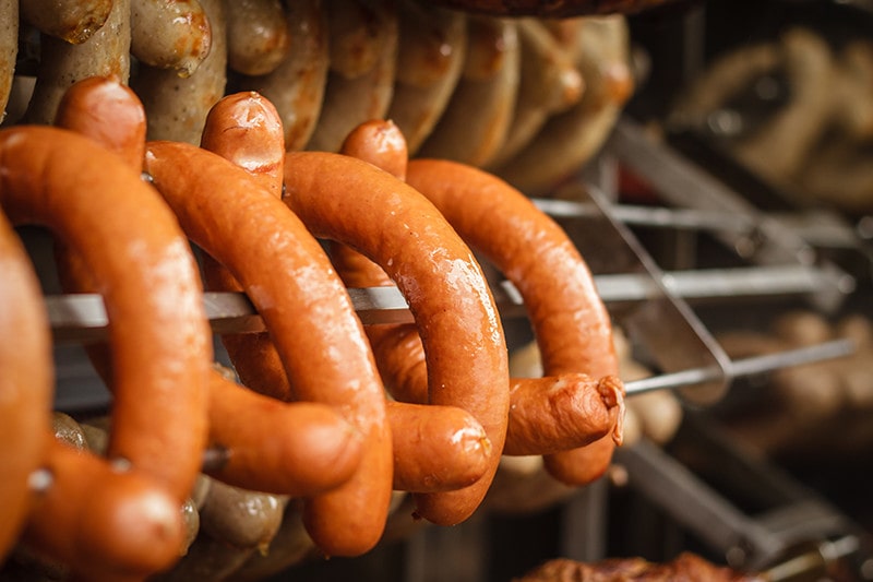 Grilling Kielbasa