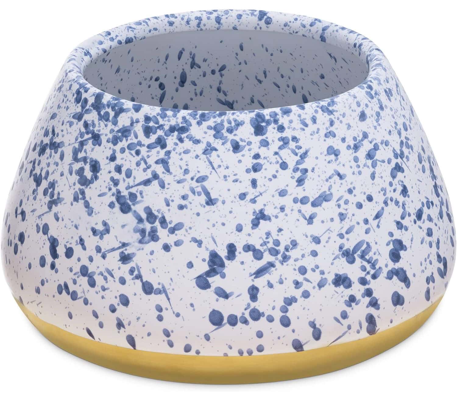 Navaris Ceramic Dog Bowl Water & Food Bowl for Dogs with Long Ears