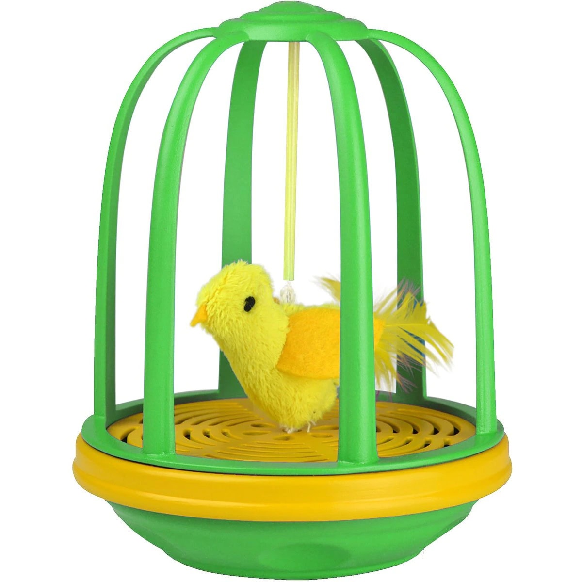 Pet Zone Caged Canary Interactive Cat Toy