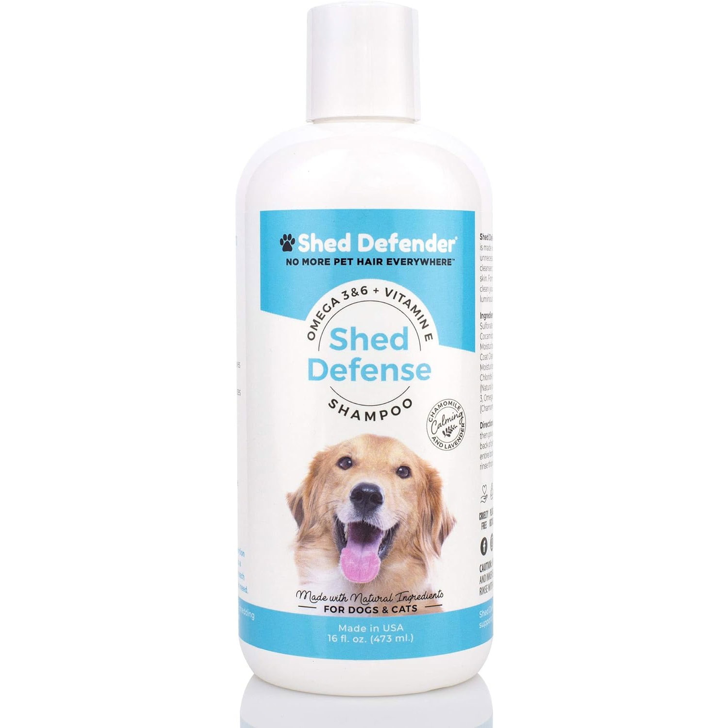 Shed Defender Shed Defense Omega 3 & 6 Dog Shampoo
