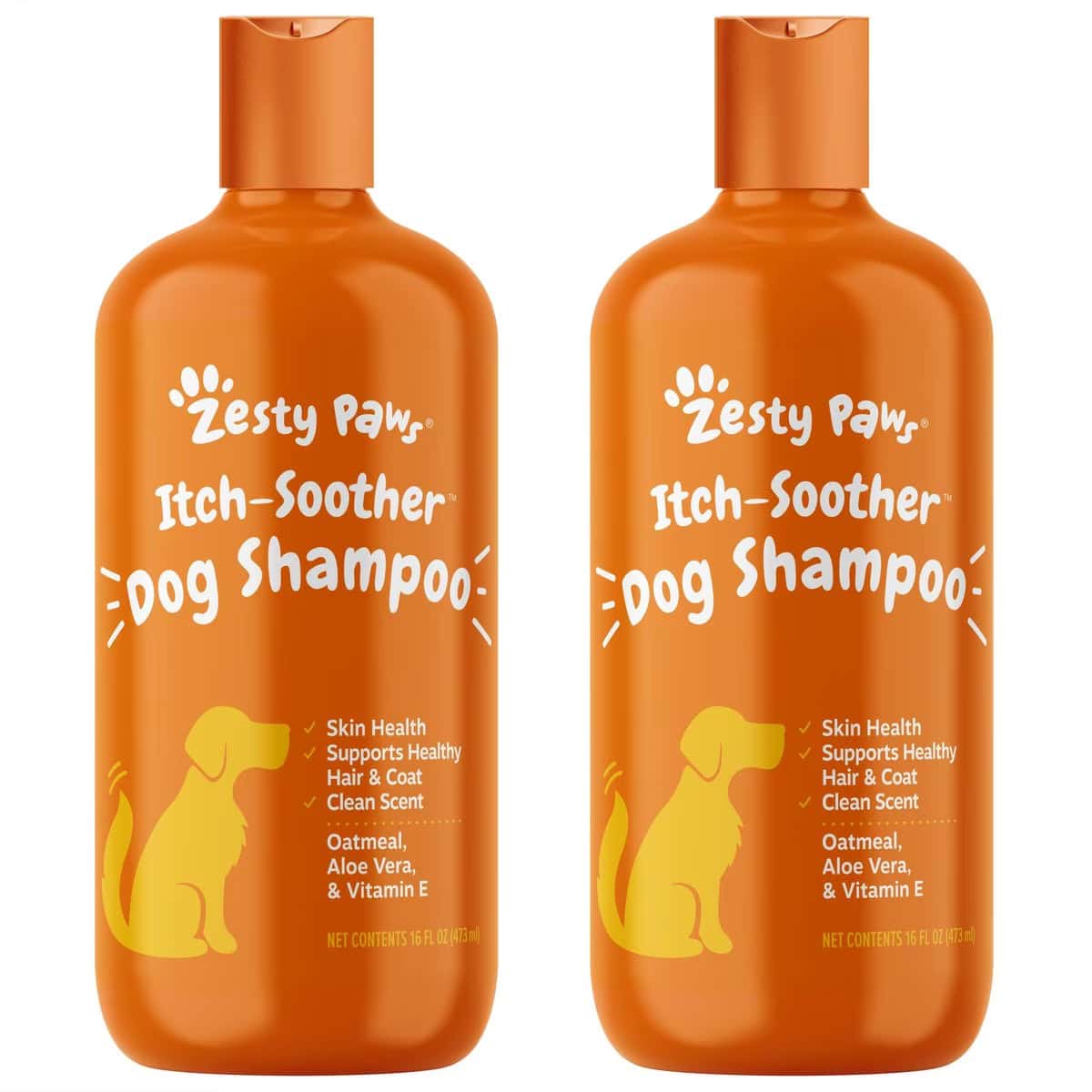 Zesty Paws Itch Soother Dog Shampoo for Skin Moisture & Shiny Coats