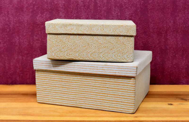cardboard boxes