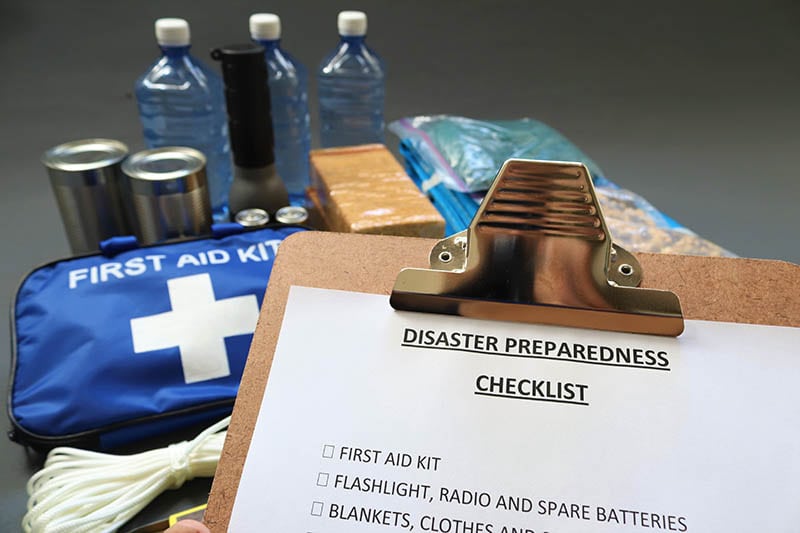 Disaster preparedness checklist