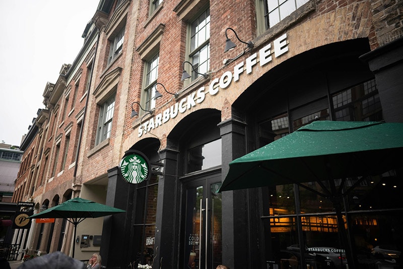 facade of starbucks
