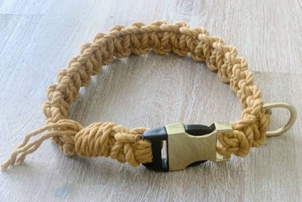 DIY Macrame Dog Collar