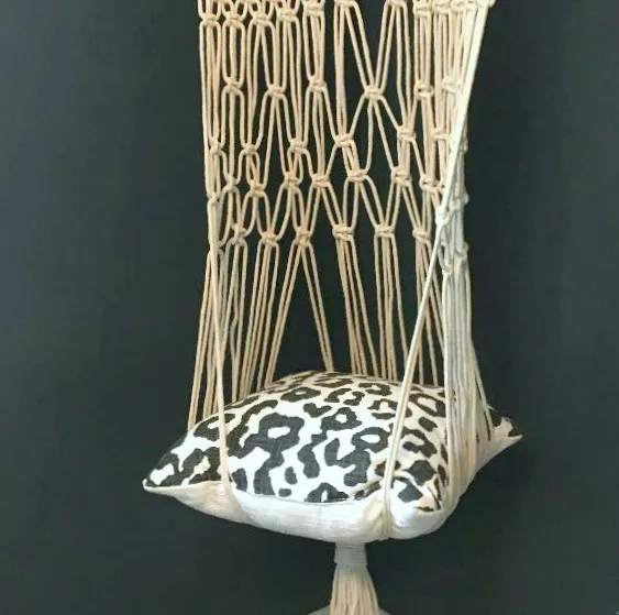 DIY Macrame Hammock and Cushion