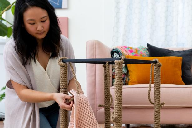 DIY Side Table Hammock