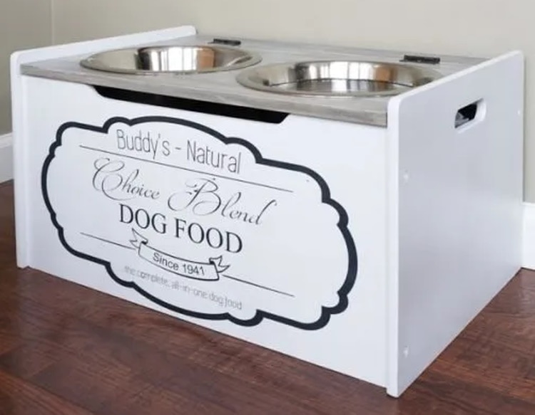 DIY dog food storage