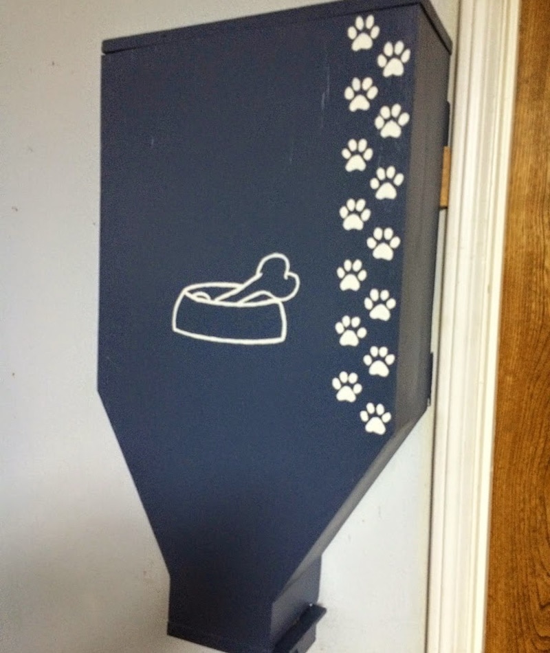 DIY dog food storage