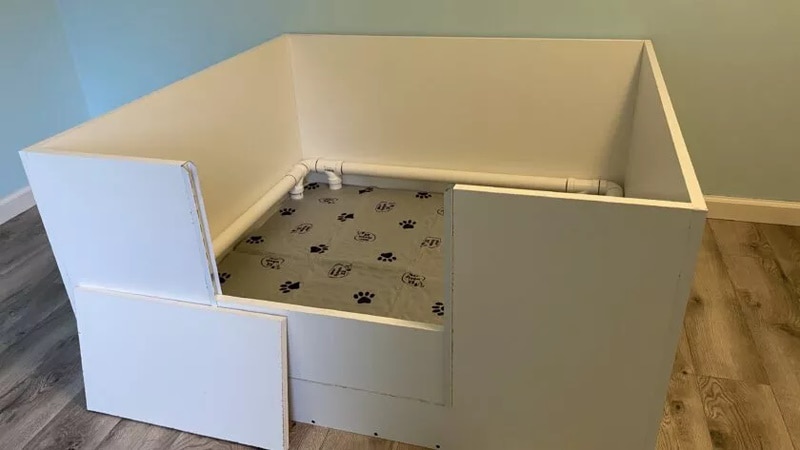 DIY whelping box
