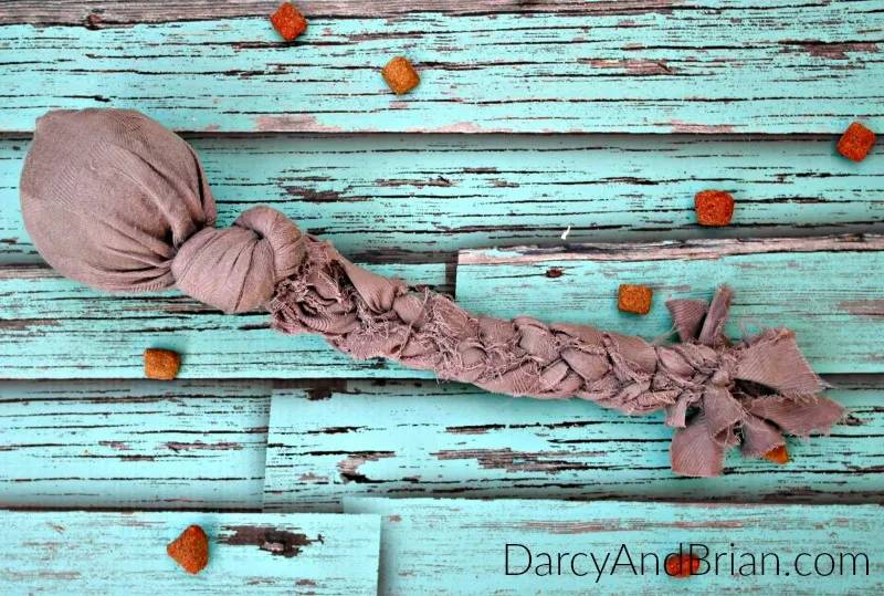 DIY homemade dog toy