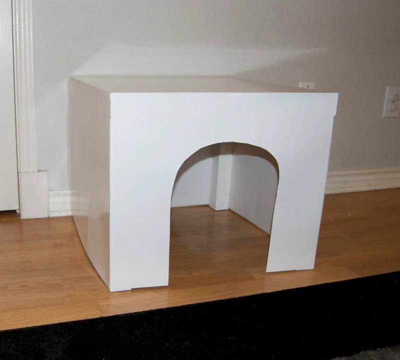 Inexpensive DIY Litter Box Enclosure