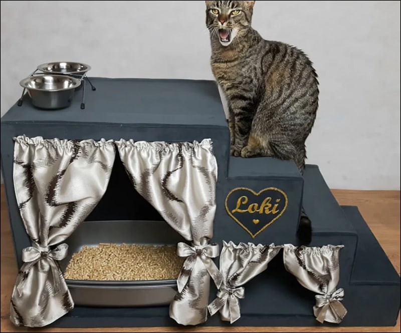 Luxury Cat Step Condo from NerdyCat