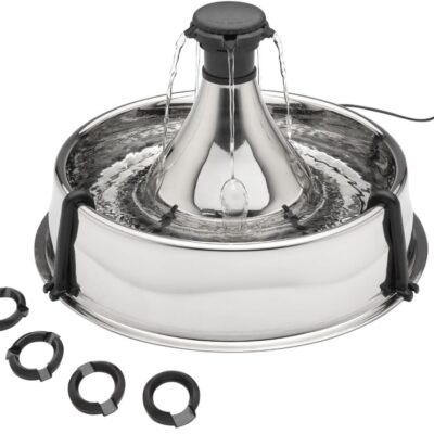 PetSafe Drinkwell 360 Stainless Steel Multi-Pet Water Fountain