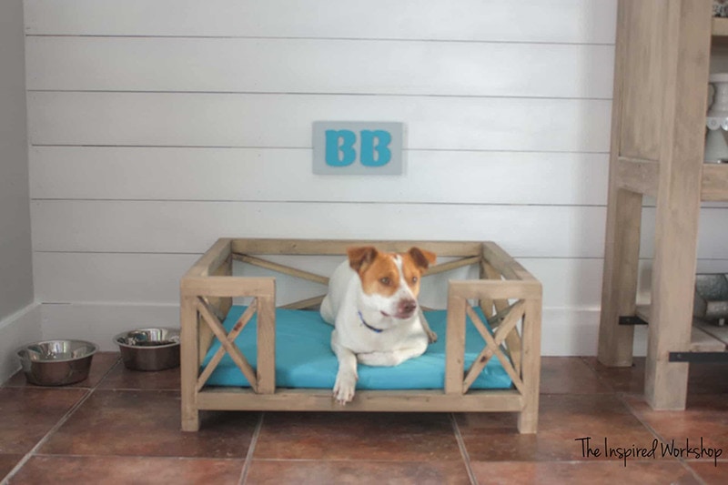 Pottery Barn Dog Bed Knockoff by The Inspired Workshop