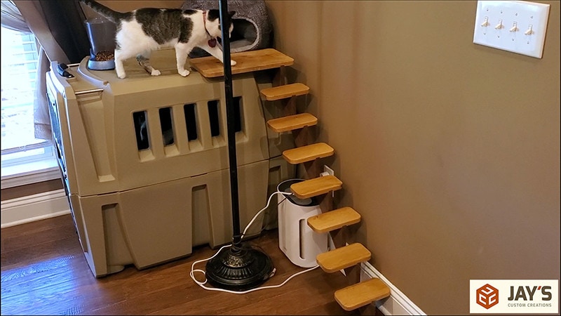 Professionally Designed DT Cat Stairs from Jays Custom Creations