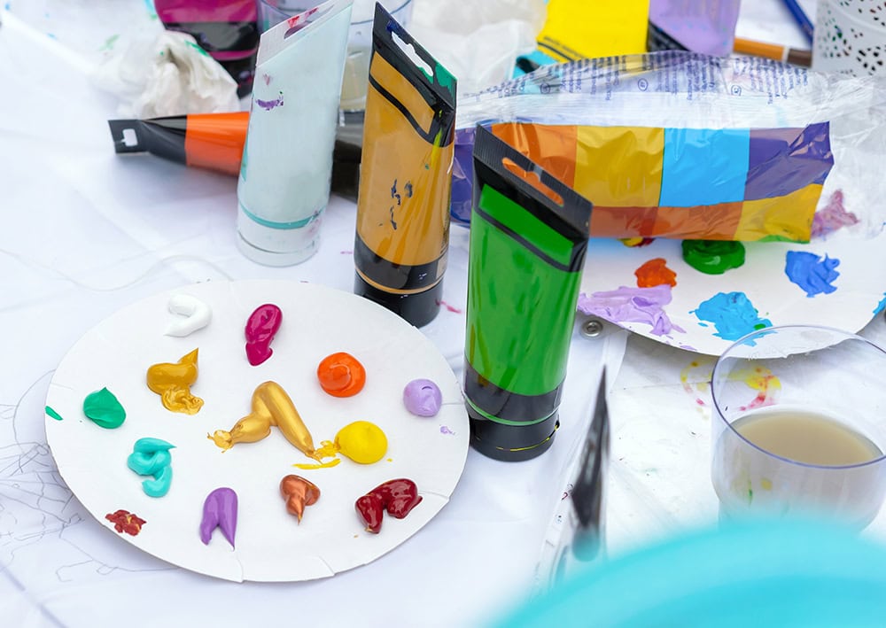 acrylic paints